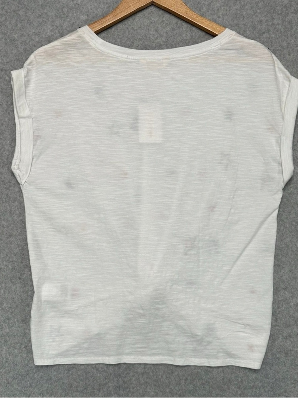 Women's White Short Sleeve Crewneck Tee